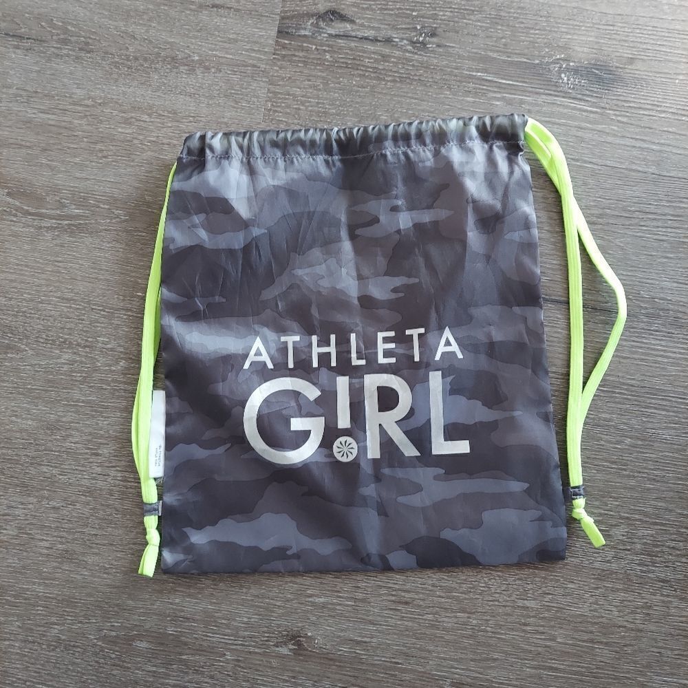 Athleta Girl Camo Drawstring Bag